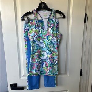 Lilly Pulitzer Luxletic Weekender Workout Set, S